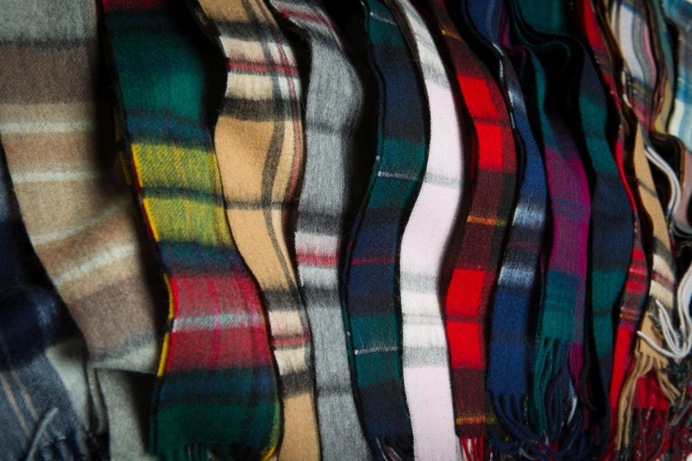 OPEN YY TARTAN WOOL SCARF PINK マフラー　スカーフ OPEN YY TARTAN WOOL SCARF PINK マフラー スカーフ - 小物