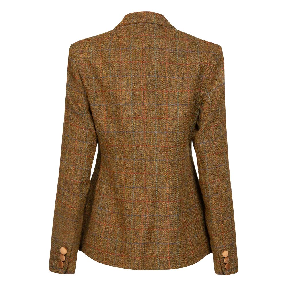 VAN JAC Harris Tweed チェック　ジャケット　ブラウン VAN JAC Harris Tweed チェック ジャケット ブラウン Harris