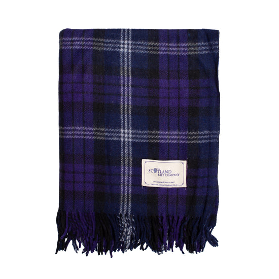 Wool Tartan Blanket - 60'' x 70'' - Scottish Heritage
