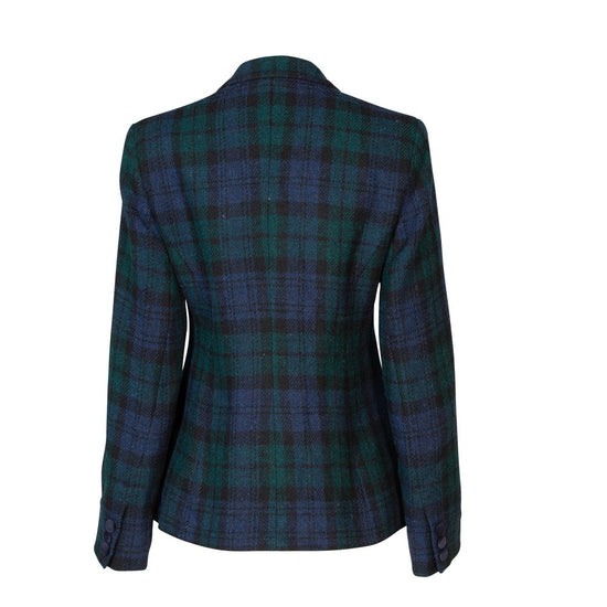 Women's Harris Tweed Jacket - Melanie - Black Watch - Autumn/Winter 2023