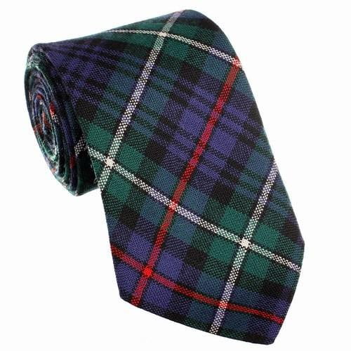 100% Wool Tartan Neck Tie - Mackenzie Modern
