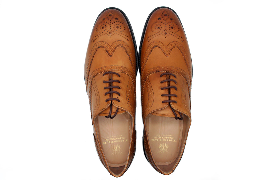 Luxury Day Brogues Tan CLEARANCE Scotland Kilt Co US