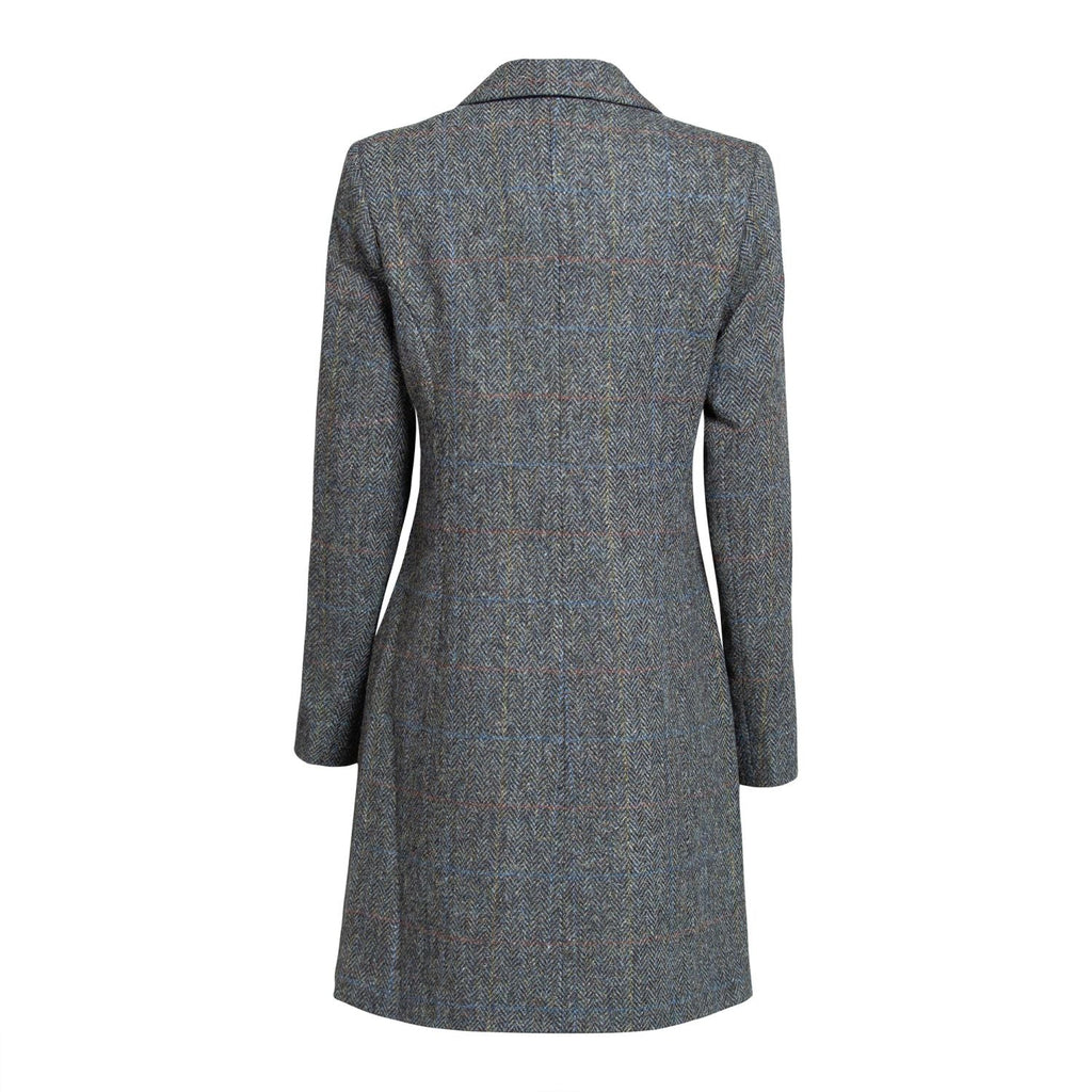 Women's Harris Tweed Jacket - Sophie - Grey Herringbone