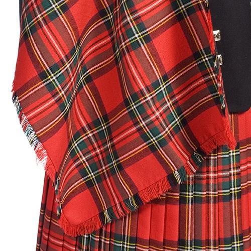 Men's Fringed Fly Plaid - 11oz Lochcarron Reiver Lightweight Wool - Made to Order