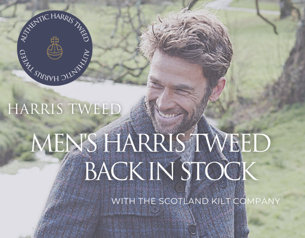 Harris Tweed Men's Back in Stock!