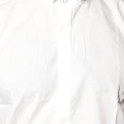 Wing Collar Formal Dress Shirt - Button Cuff - White