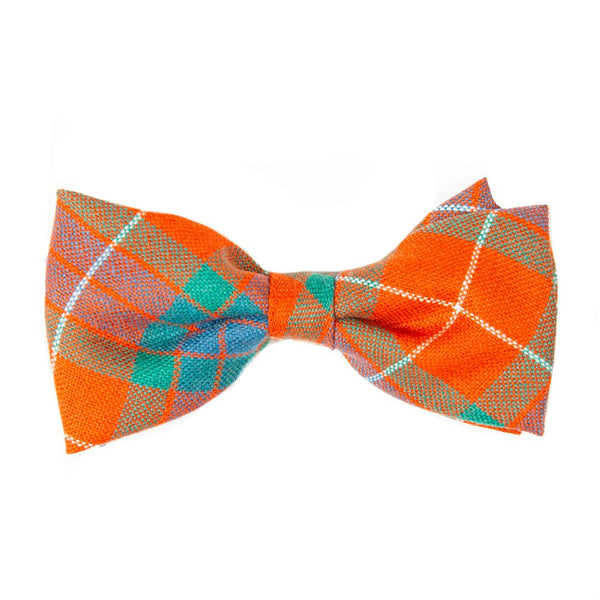 100% Wool Tartan Bow Tie - Fraser Red Ancient
