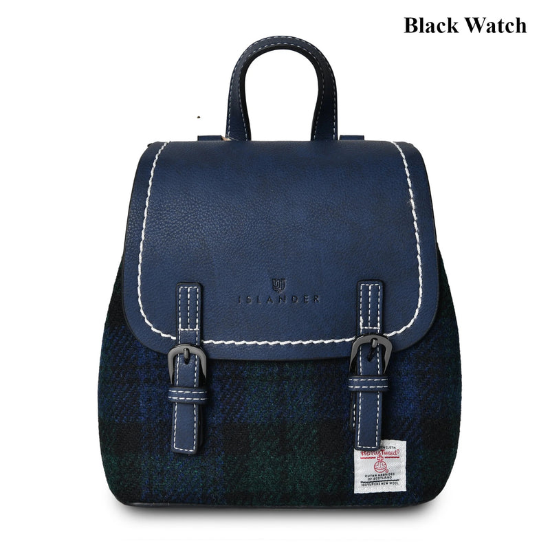 harris tweed mini backpack Islander Mini Jura Backpack with Harris Tweed
