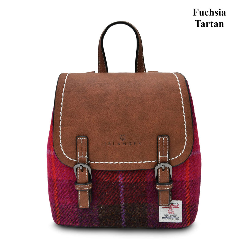 Handwoven Harris Tweed Mini Jura Backpack
