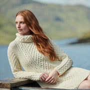 Ladies Merino Wool Sweater Short Dress By Aran Mills