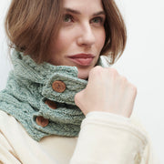 Ladies Supersoft Merino 5 Button Snood by Aran Mills - 5 Colours