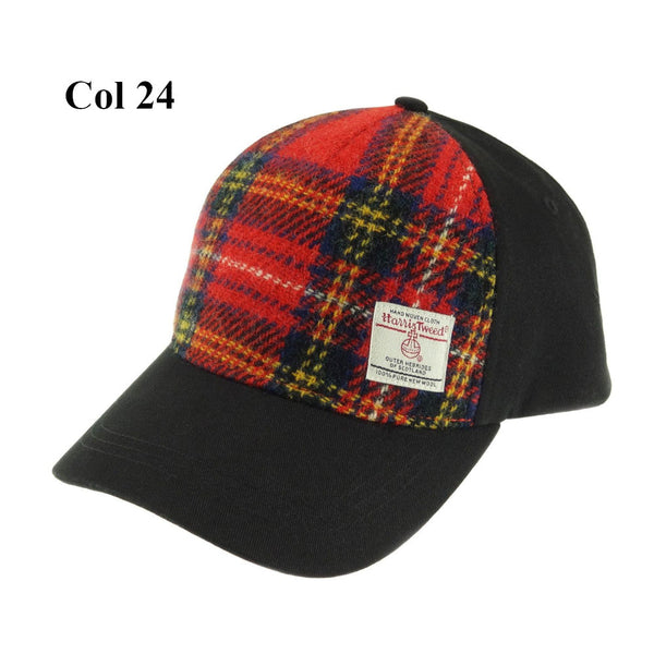 Unisex Baseball Cap with 100% Harris Tweed
