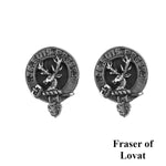 Clan Crest Cufflinks - Fraser of Lovat