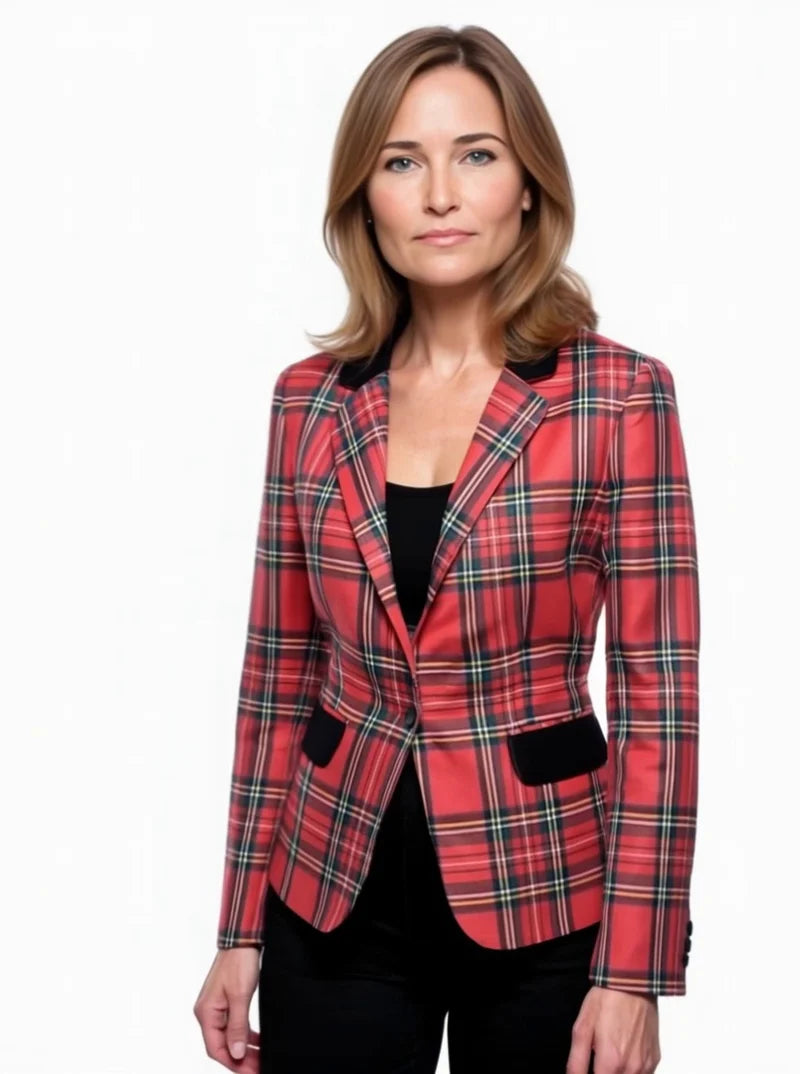 Women's Tartan Short Jacket - Royal Stewart