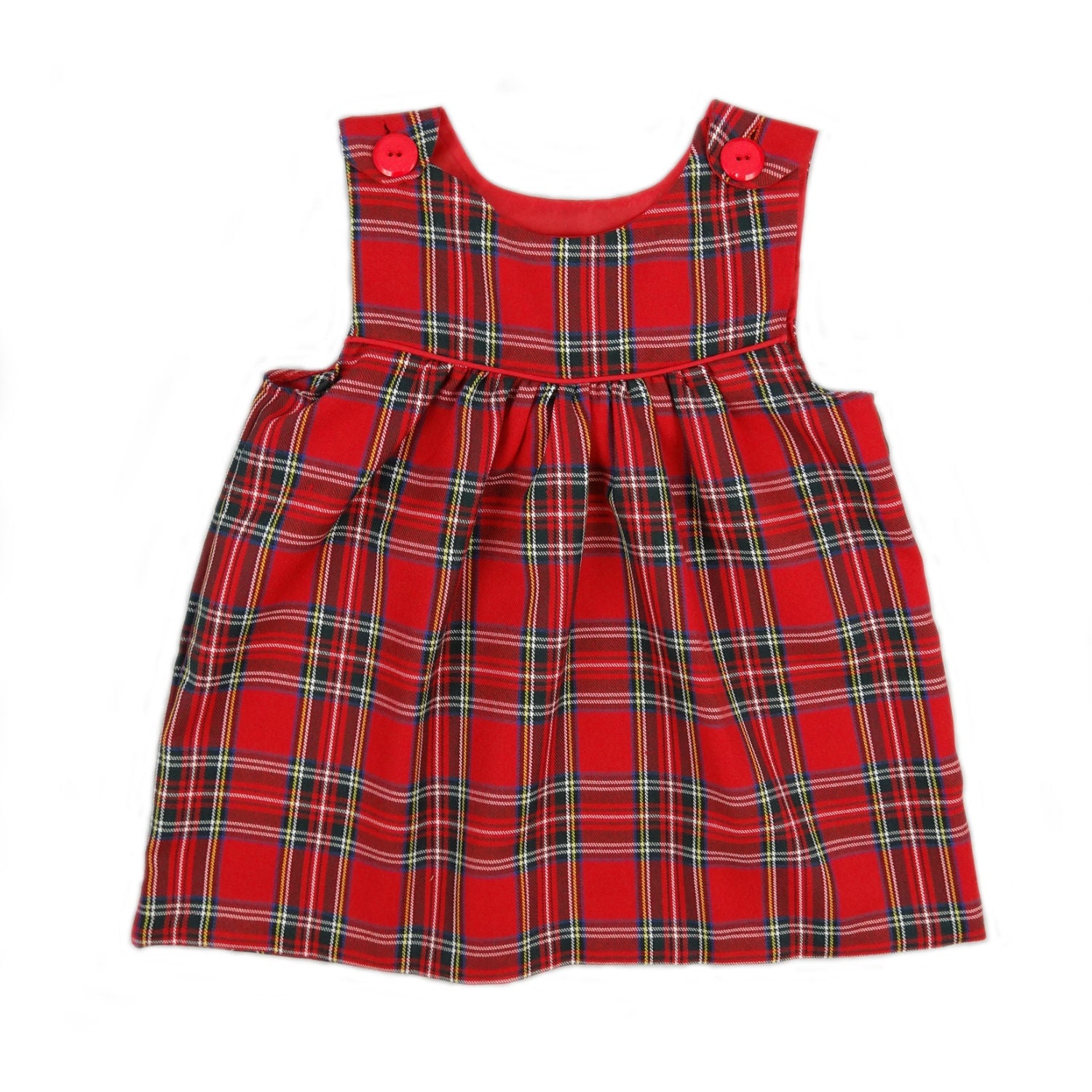 red tartan dress uk Tartan Dream Dress Red by Sarah Regensburger