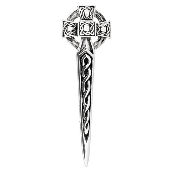 Celtic Cross Kilt Pin