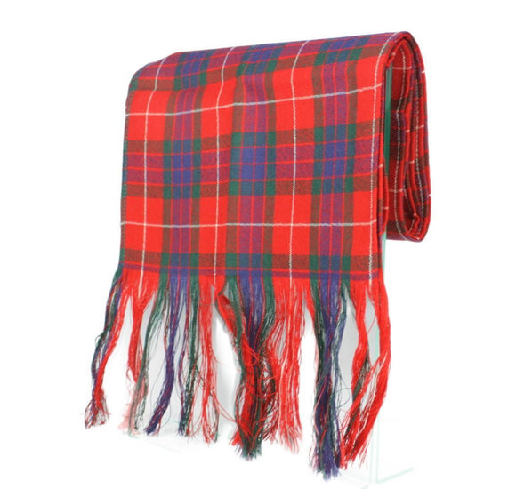 100% Wool Tartan Sash - Fraser Red Modern