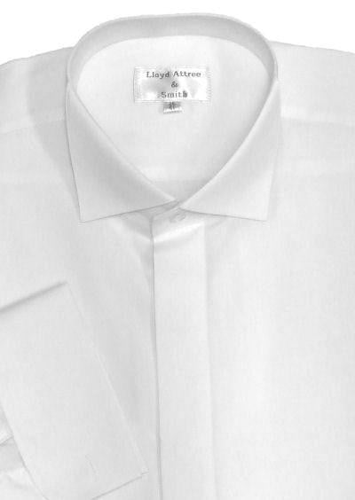 Victorian Wing Collar Dress Shirt - White