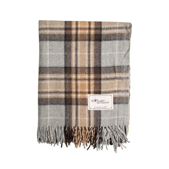 Wool Tartan Knee Blanket - 36'' x 59'' - MacKellar