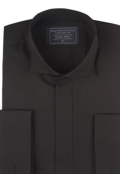 Victorian Wing Collar Dress Shirt - Black - CLEARANCE Victorian Wing Collar Dress Shirt - Black - CLEARANCE