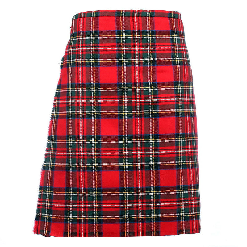 Clearance MTM Wool Kilt - 8 Yard - Royal Stewart - Waist 32 Length 24
