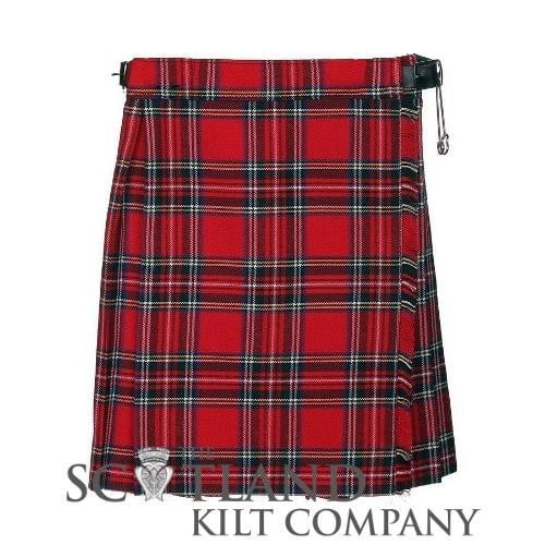 Girls Polyviscose Kilt, Royal Stewart