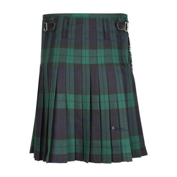 Kids Casual Polyviscose Kilt - Black Watch