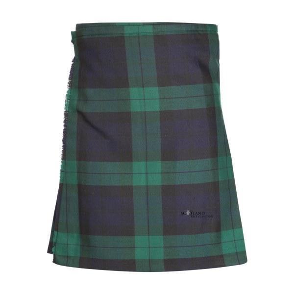 Kids Casual Polyviscose Kilt - Black Watch