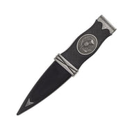 Thistle Emblem Safety Sgian Dubh - Antique