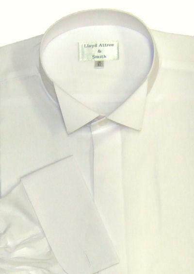 Wing Collar Formal Dress Shirt - Ivory - CLEARANCE
