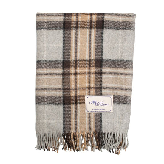 Wool Tartan Lap Blanket 29'' x 70'' - MacKellar