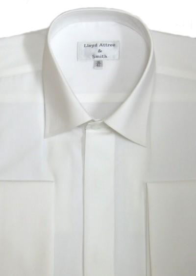 Standard Collar Formal Dress Shirt - Ivory - CLEARANCE