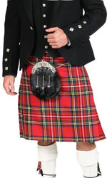 Men's 5 Yard Kilt - 13oz Lochcarron Braeriach Mediumweight Wool - Made to Order