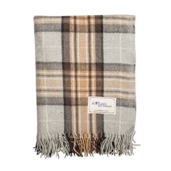 Wool Tartan Blanket - 60'' x 70'' - MacKellar
