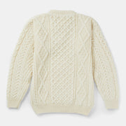 Mens Worsted Wool Sweater by Aran Mills - 2 Colours