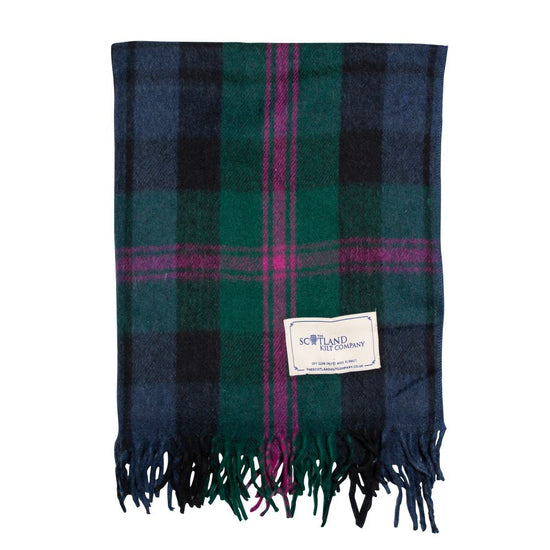 Wool Tartan Lap Blanket 29'' x 70'' - Baird