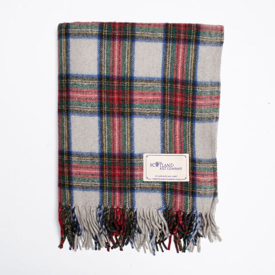 Wool Tartan Rug - Stewart Dress