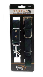 Black Watch Dog Lead Collar Set
