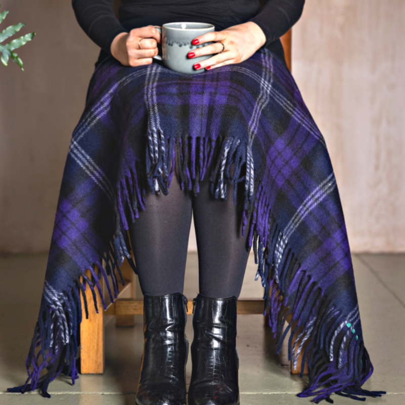 Wool Tartan Knee Rug - Scottish Heritage