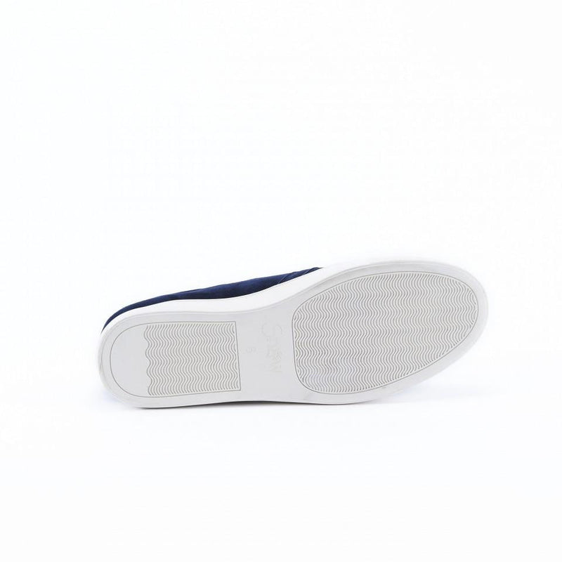 Women's Harris Tweed Trainers by Snow Paw - Navy