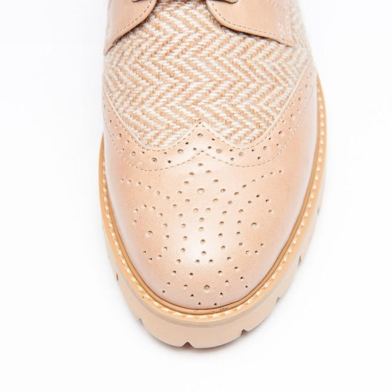 Cream brogues discount