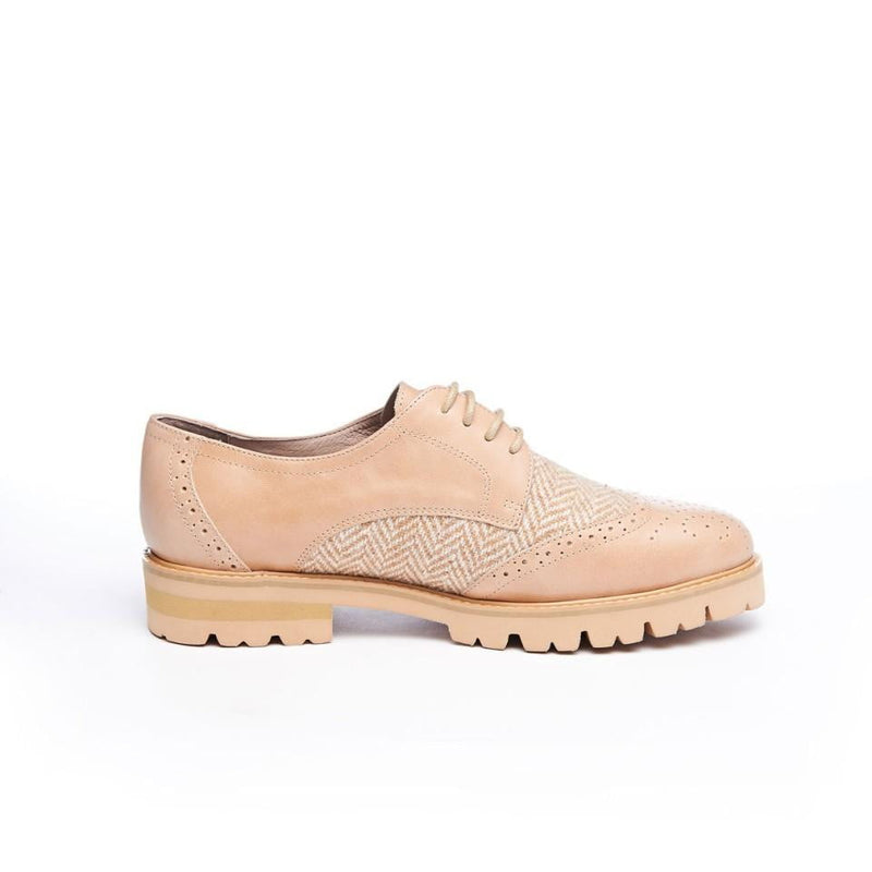 Cream brogues womens outlet