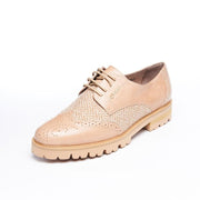 Women's Harris Tweed Brogues by Snow Paw - Cream