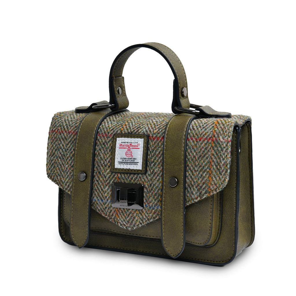Islander® Mini Satchel with Harris Tweed® | Scotland Kilt Co US