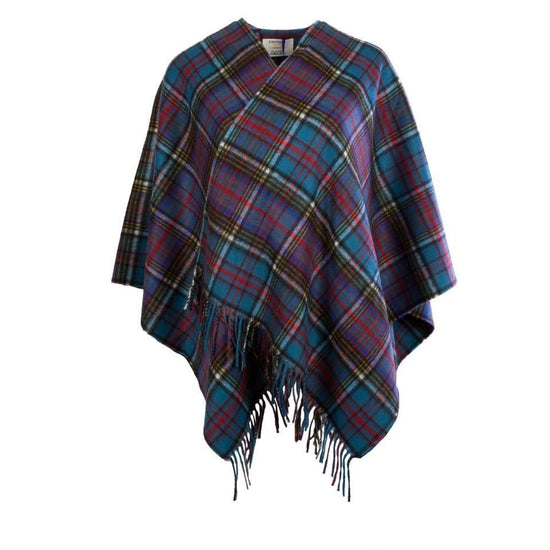 Women's Tartan Cashmere Mini Cape