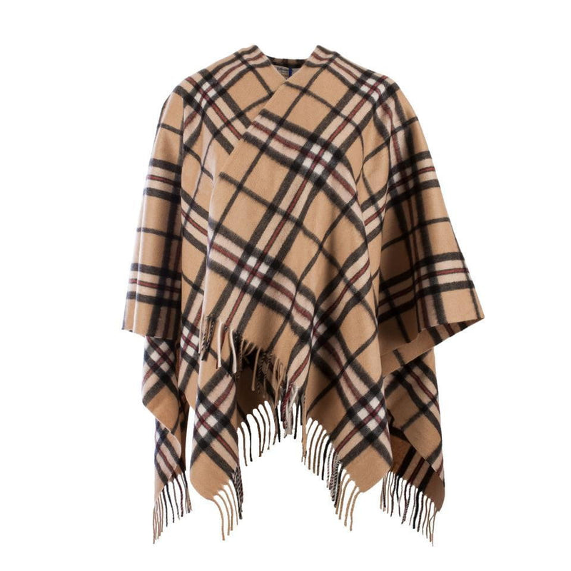 Women's Tartan Cashmere Mini Cape