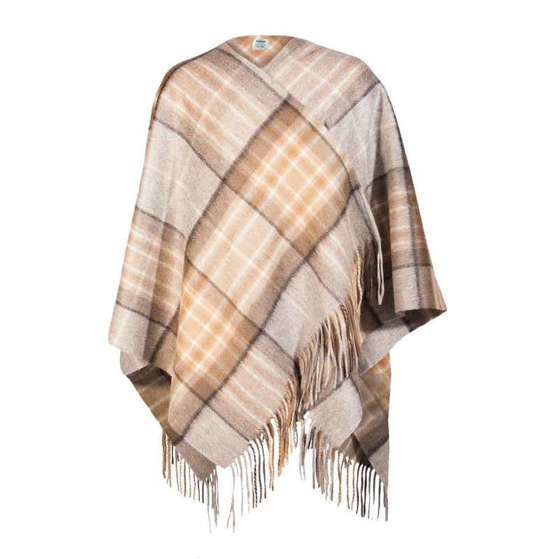 Women's Tartan Cashmere Mini Cape