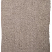 Merino Wool Patchwork Knit Blanket/Throw by Aran Mills - 4 Colours