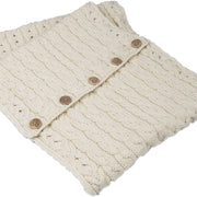 Women's Merino Wool Buttoned Snood by Aran Mills