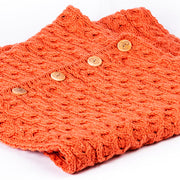 Women's Merino Wool Buttoned Snood by Aran Mills